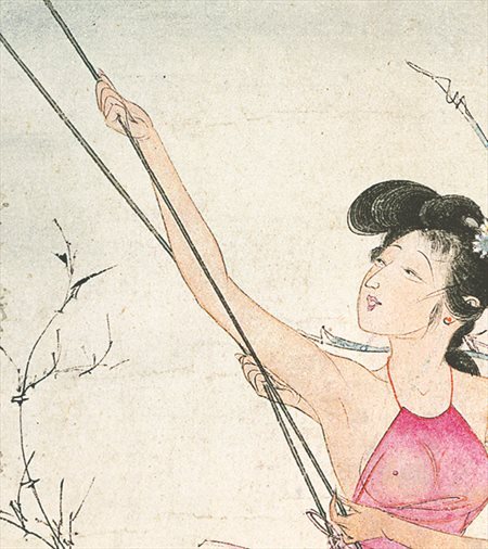 抚顺-胡也佛的仕女画和最知名的金瓶梅秘戏图